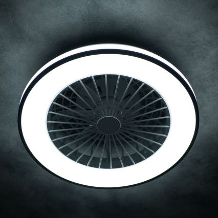 LED Dimbare plafondlamp met ventilator PLAVE LED/48W/230V 3000/4000/6500K + afstandsbediening