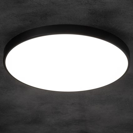 Dimbare LED plafondlamp PLAFON LED/20W/230V 3000-6500K Wi-Fi zwart
