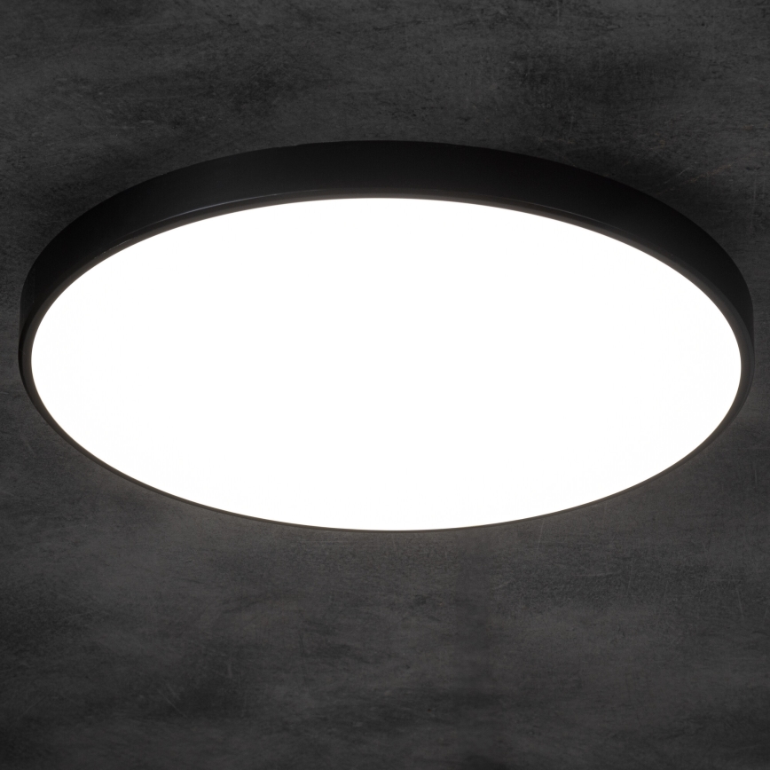 Dimbare LED plafondlamp PLAFON LED/20W/230V 3000-6500K Wi-Fi zwart
