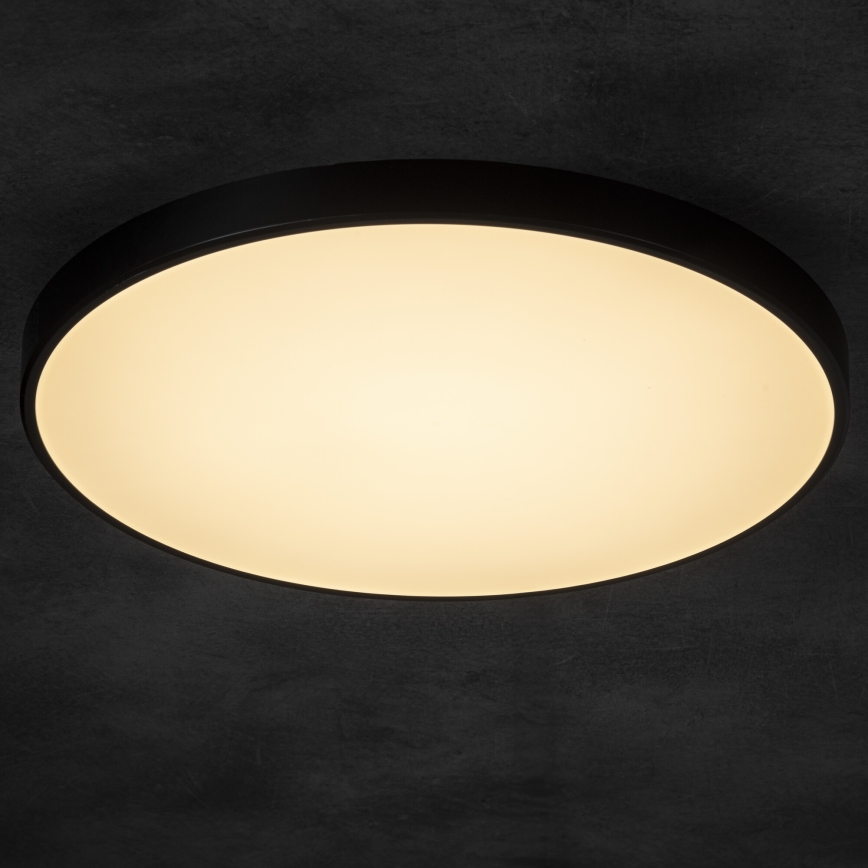 Dimbare LED plafondlamp PLAFON LED/20W/230V 3000-6500K Wi-Fi zwart