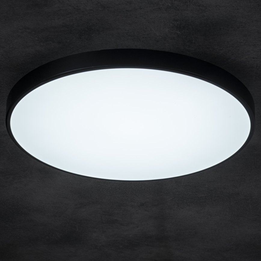 Dimbare LED plafondlamp PLAFON LED/20W/230V 3000-6500K Wi-Fi zwart