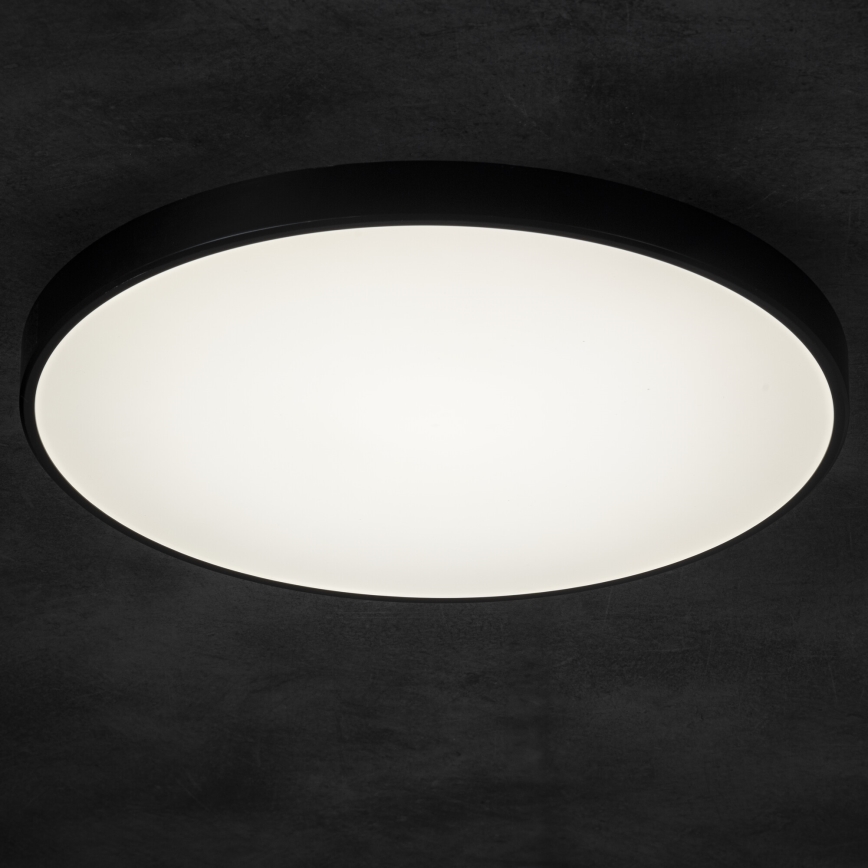 Dimbare LED plafondlamp PLAFON LED/20W/230V 3000-6500K Wi-Fi zwart