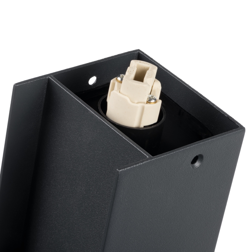 Buitenwandlamp DASTEN 1xG9/11W/230V IP44 zwart