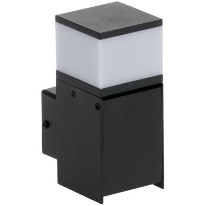 Wandlamp voor buiten met stopcontact DASTEN 1xG9/11W/230V IP44 zwart