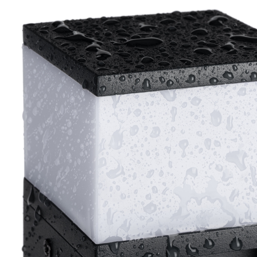 Wandlamp voor buiten met stopcontact DASTEN 1xG9/11W/230V IP44 zwart