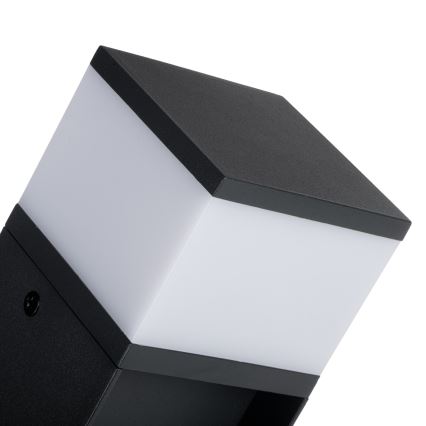 Buitenlamp met 2 stopcontacten DASTEN 1xG9/11W/230V 30 cm IP44 zwart