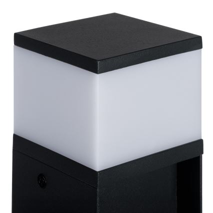 Buitenlamp met 2 stopcontacten DASTEN 1xG9/11W/230V 30 cm IP44 zwart