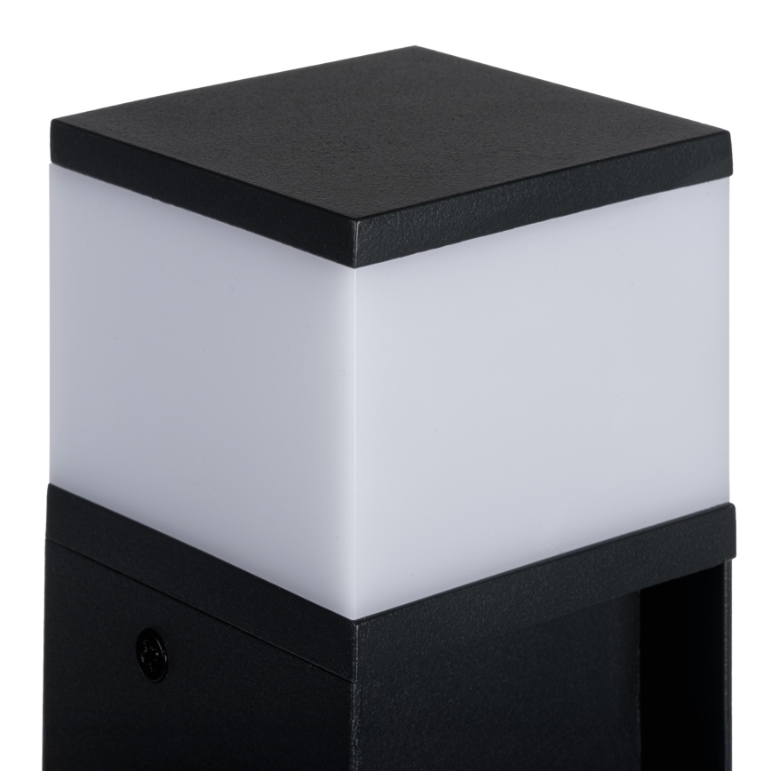 Buitenlamp met 2 stopcontacten DASTEN 1xG9/11W/230V 30 cm IP44 zwart
