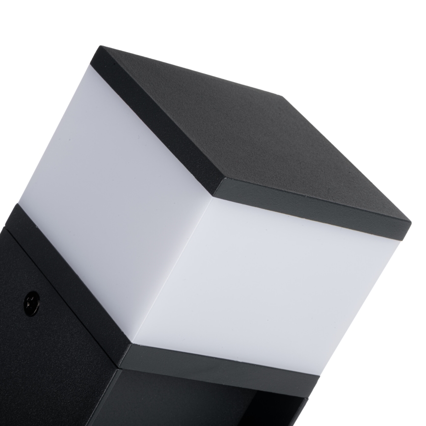 Buitenlamp met 2 stopcontacten DASTEN 1xG9/11W/230V 50 cm IP44 zwart