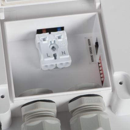 LED Plafondlamp voor buiten met bewegingssensor BENO LED/12/18W/230V 3000/3500/4000K IP65 wit hoekig