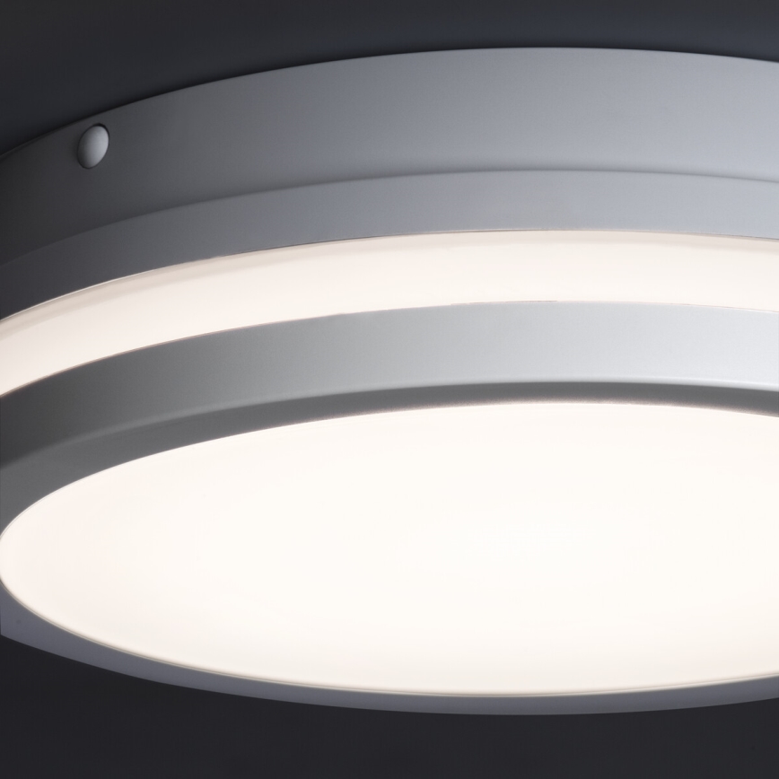 LED Plafondlamp voor buiten met bewegingssensor BENO LED/12/18W/230V 3000/3500/4000K IP65 wit rond