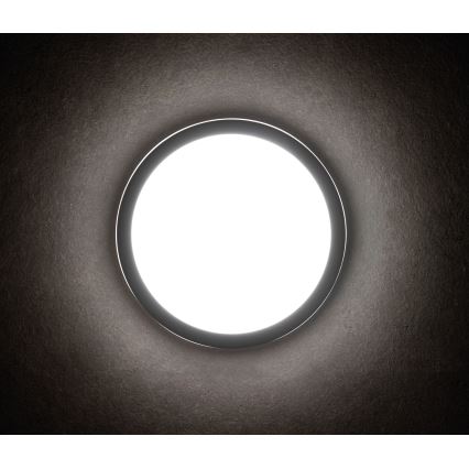 LED Plafondlamp voor buiten met bewegingssensor BENO LED/24/30W/230V 3000/3500/4000K IP65 antraciet rond