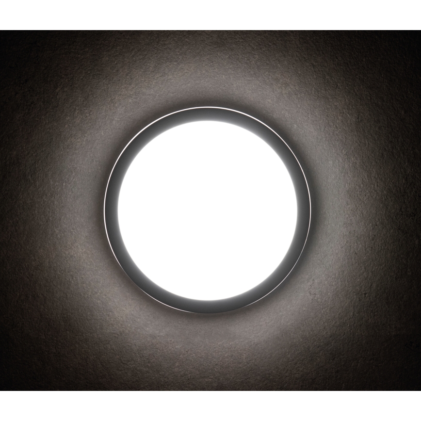 LED Plafondlamp voor buiten met bewegingssensor BENO LED/24/30W/230V 3000/3500/4000K IP65 antraciet rond