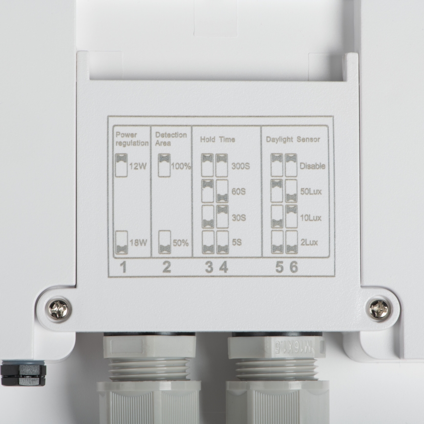 LED Plafondlamp voor buiten met bewegingssensor BENO LED/24/30W/230V 3000/3500/4000K IP65 wit rond