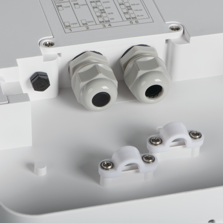LED Plafondlamp voor buiten met bewegingssensor BENO LED/24/30W/230V 3000/3500/4000K IP65 wit rond