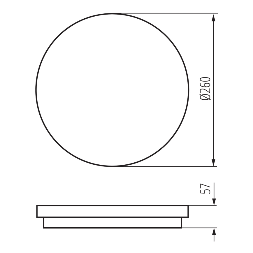 LED Plafondlamp voor buiten met bewegingssensor BENO LED/24/30W/230V 3000/3500/4000K IP65 wit rond