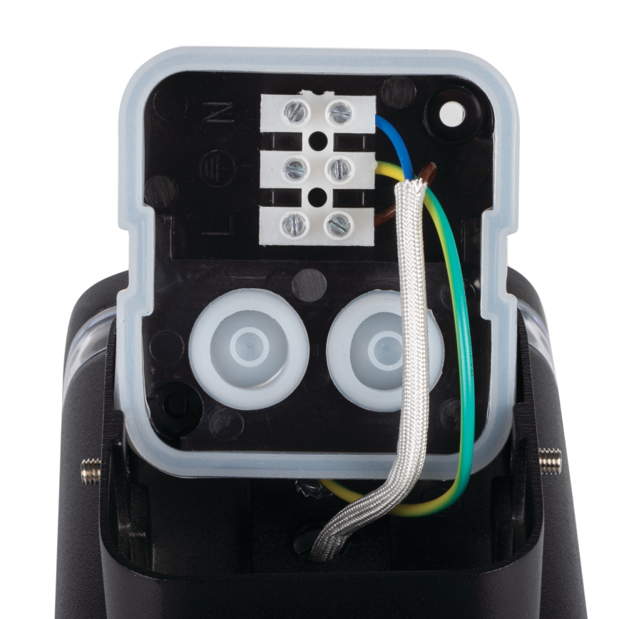 Wandlamp voor buiten ZEVI 1xGU10/10W/230V IP54 antraciet