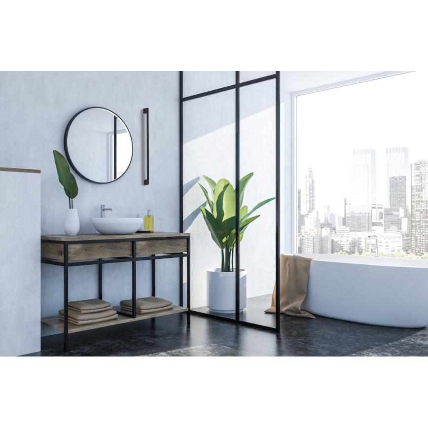 LED Wandlamp voor buiten YALTE LED/11W/230V 3000K IP54 zwart