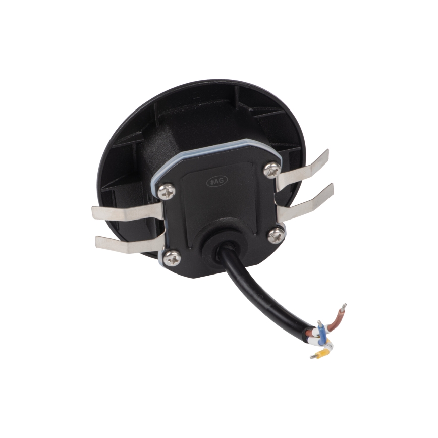 LED-traparmatuur EXIN LED/2,5W/230V 3000K IP65 zwart rond