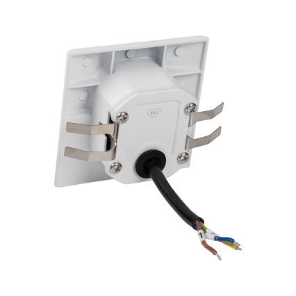 LED-trapverlichting met bewegings- en schemersensor EXIN LED/2,5W/230V 3000K IP65 wit vierkant