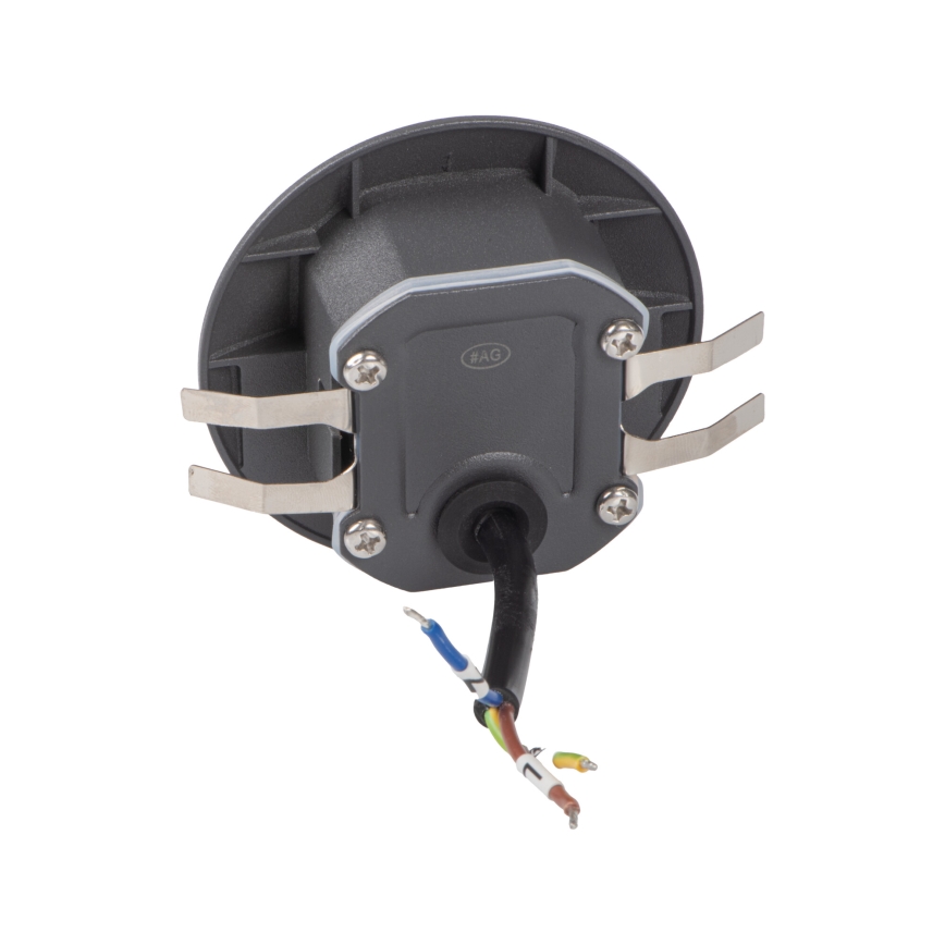 LED trapverlichting met bewegings- en schemersensor EXIN LED/2,5W/230V 4000K IP65 antraciet rond