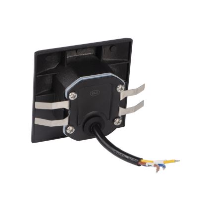 LED traparmatuur EXIN LED/2,5W/230V 4000K IP65 zwart vierkant