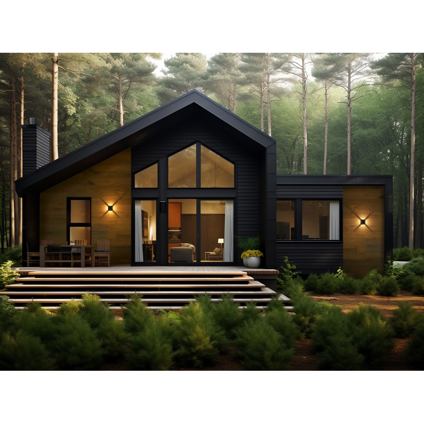 LED buitenwandlamp REFAZI LED/6W/230V IP54 antraciet