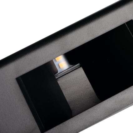 LED buitenwandlamp REFAZI LED/6W/230V IP54 zwart