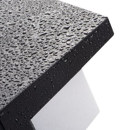 Buitenwandlamp LERTO 1xE27/15W/230V IP54 zwart