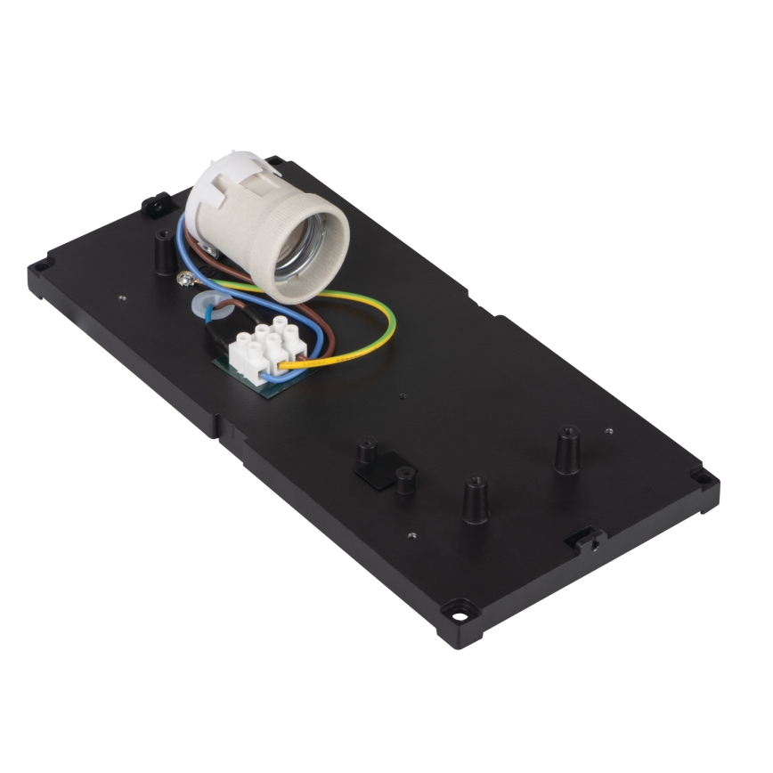 Buitenwandlamp LERTO 1xE27/15W/230V IP54 zwart