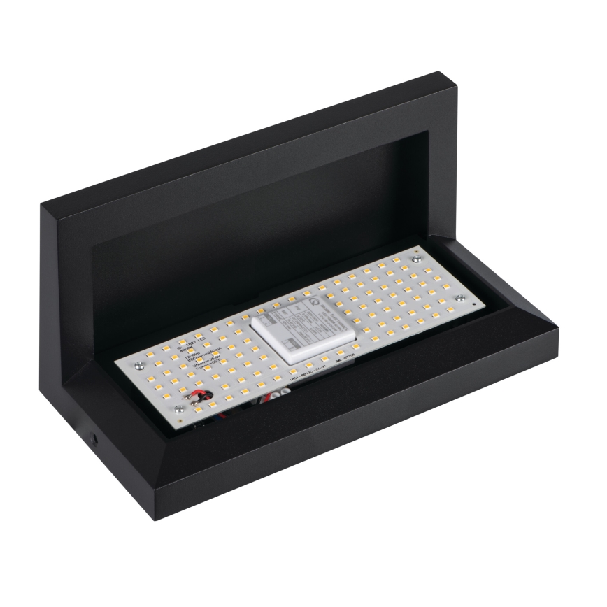 LED buitenwandlamp LERTO LED/12W/230V IP54 zwart