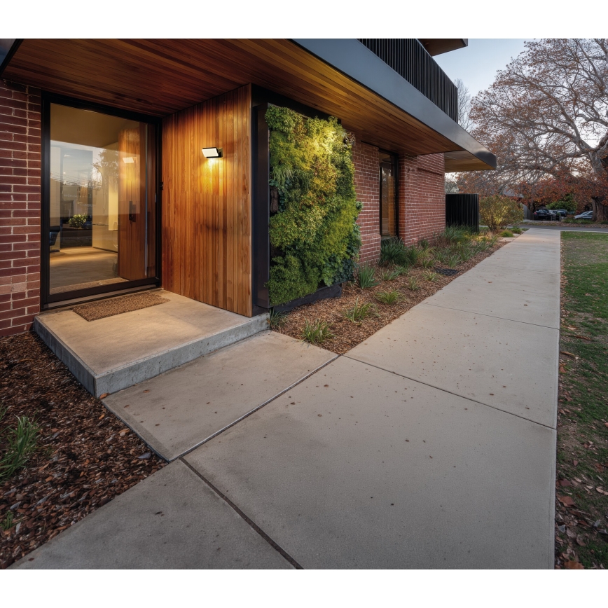 LED buitenwandlamp XERTO LED/20W/230V 3000/4000/6500K IP65 zwart