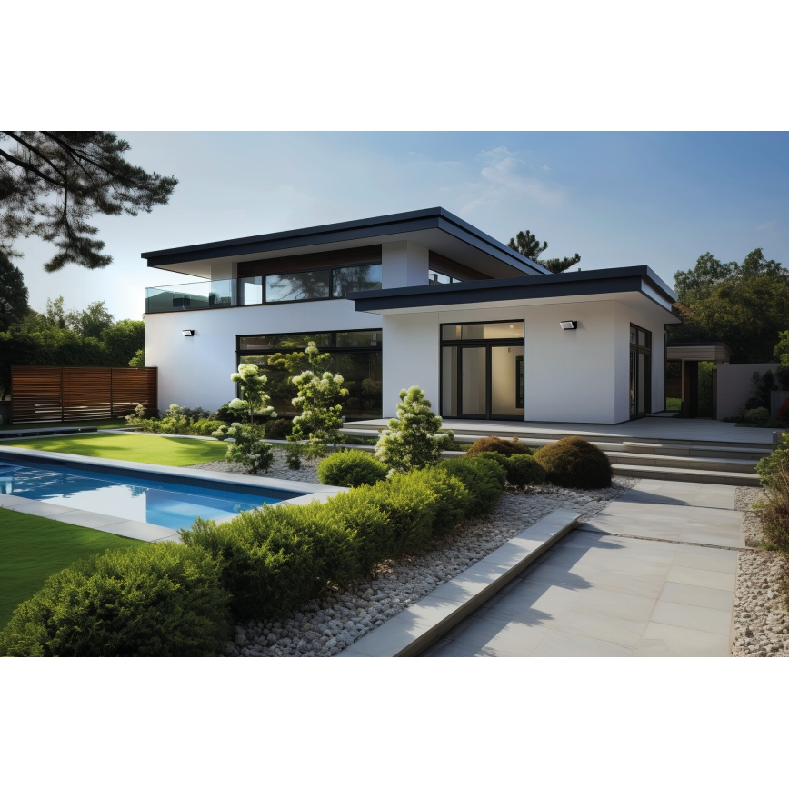 LED buitenwandlamp XERTO LED/20W/230V 3000/4000/6500K IP65 zwart