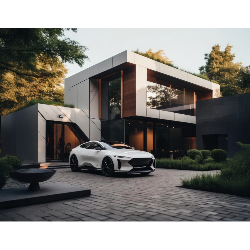 LED buitenwandlamp met bewegings- en schemersensor XERTO LED/20W/230V 3000/4000/6500K IP44 zwart