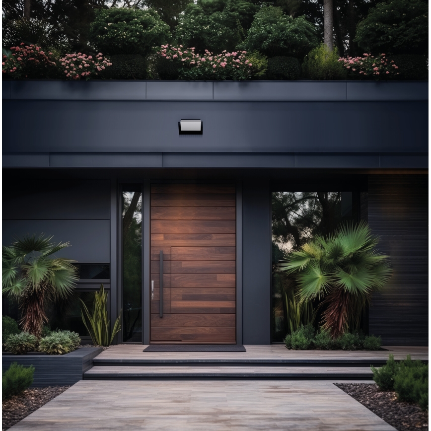 LED buitenwandlamp met bewegings- en schemersensor XERTO LED/20W/230V 3000/4000/6500K IP44 zwart