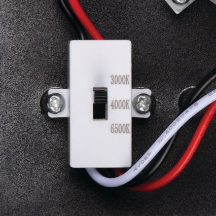 LED buitenwandlamp met bewegings- en schemersensor XERTO LED/20W/230V 3000/4000/6500K IP44 zwart