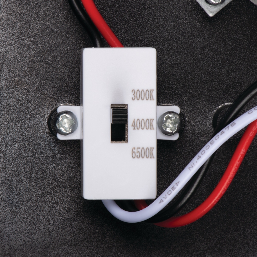 LED buitenwandlamp met bewegings- en schemersensor XERTO LED/20W/230V 3000/4000/6500K IP44 zwart