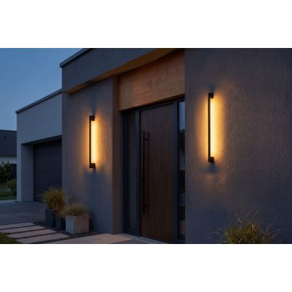 LED buitenwandlamp YALTE LED/8,5W/230V 3000/4000/6500K 93 cm IP54 zwart