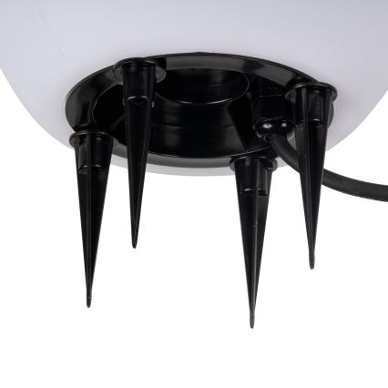 Buitenlamp STONO 1xE27/20W/230V Ø 30 cm IP65 wit