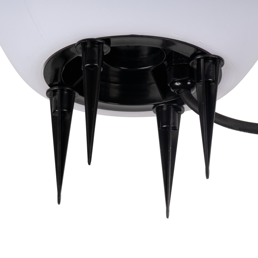 Buitenlamp STONO 1xE27/20W/230V Ø 30 cm IP65 wit