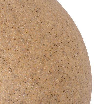 Buitenlamp STONO 1x E27/15W/230V Ø 20 cm IP65 beige