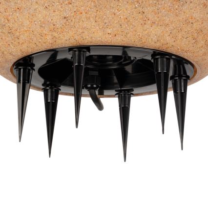 Buitenlamp STONO 1xE27/20W/230V diam. 50 cm IP65 beige