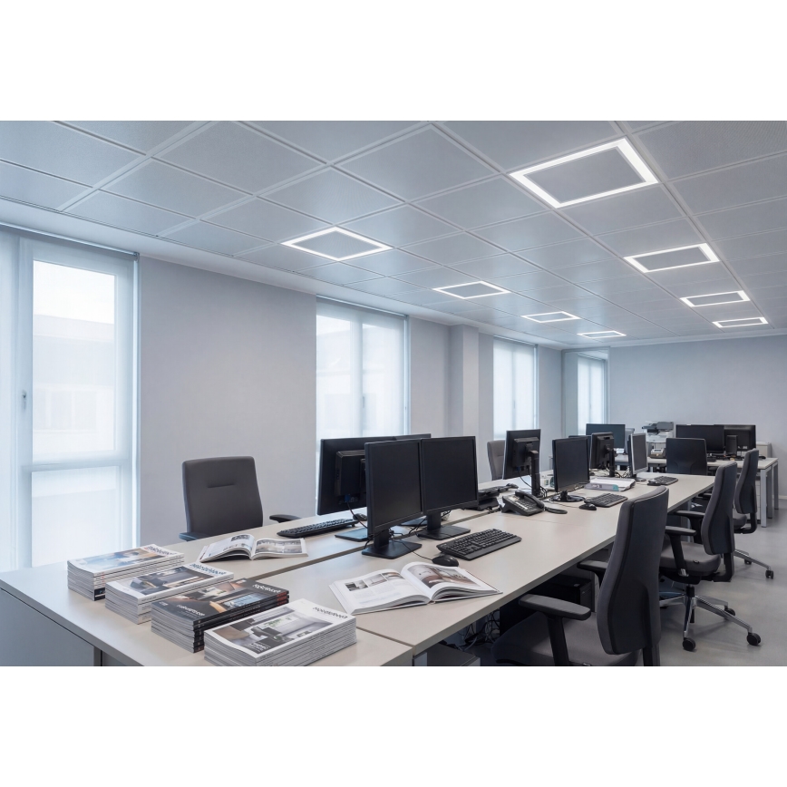 LED inbouwframe voor systeemplafond AVAR LED/32W/230V 3000/4000/6000K 60x60 cm UGR19