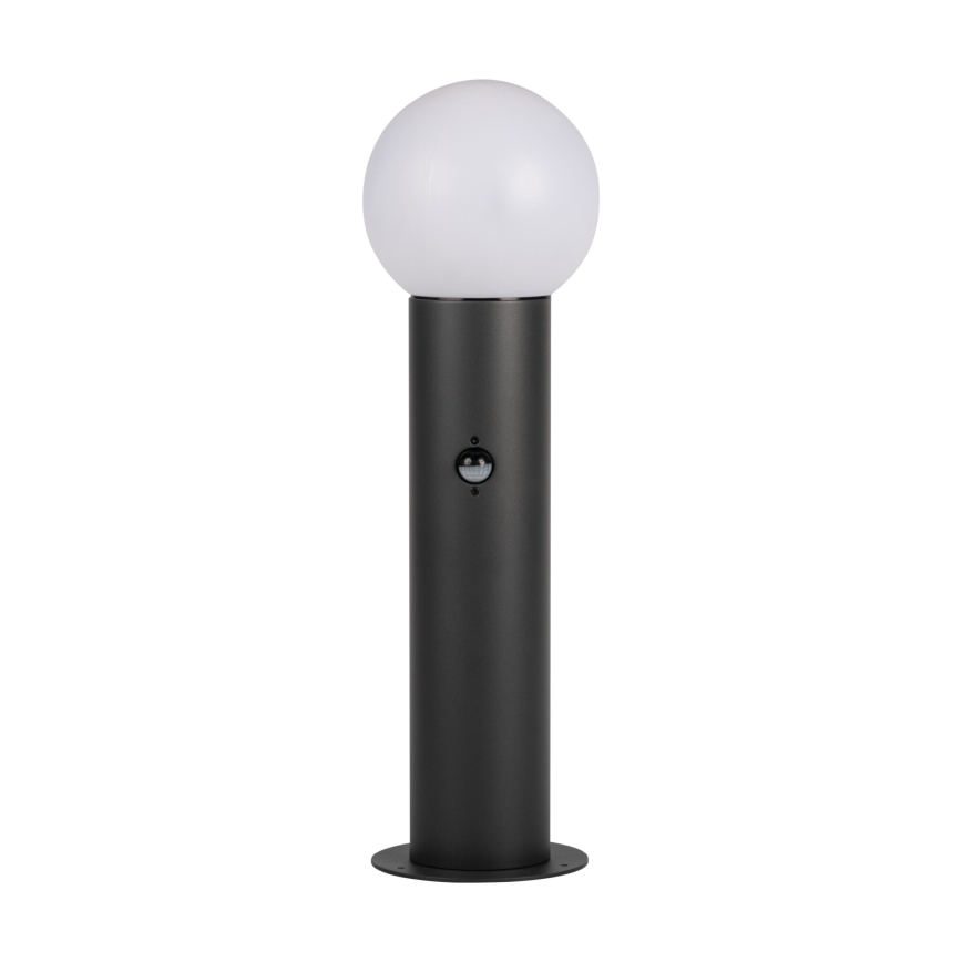 Buitenlamp met bewegings- en schemersensor STONO 1xE27/15W/230V 50 cm IP65 antraciet