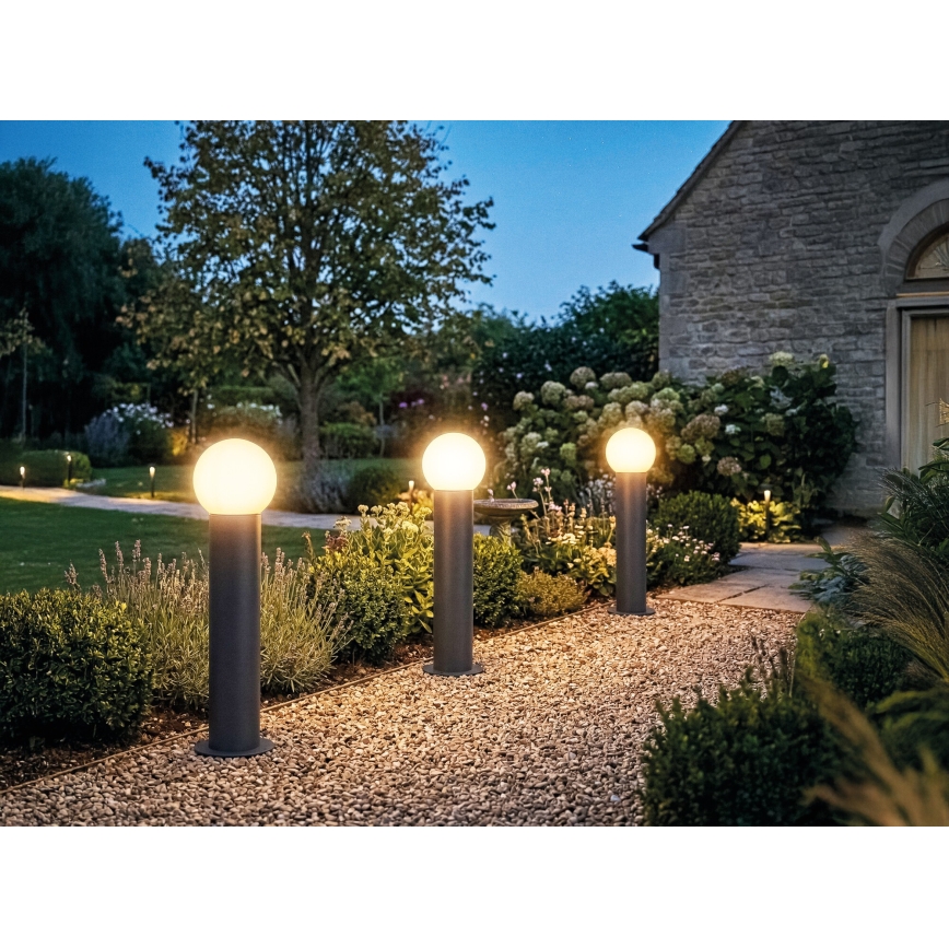 Buitenlamp STONO 1xE27/15W/230V 80 cm IP65 antraciet