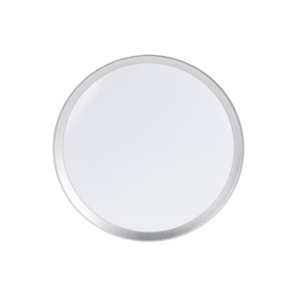 LED dimbare plafondlamp LIXAN LED/47W/230V 3000-6500K Ø 38,6 cm wit/zilver + afstandsbediening