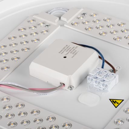 LED dimbaar plafondlamp LIXAN LED/47W/230V 3000-6500K Ø 38,6 cm wit/zwart + afstandsbediening