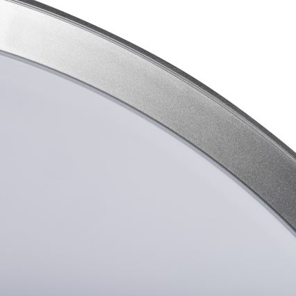 Dimbare LED-plafondlamp LIXAN LED/65W/230V 3000-6500K Ø 48,6 cm wit/zilver + afstandsbediening