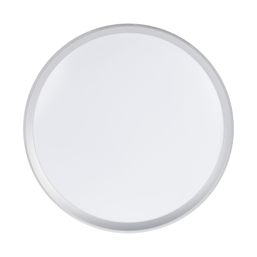 Dimbare LED-plafondlamp LIXAN LED/65W/230V 3000-6500K Ø 48,6 cm wit/zilver + afstandsbediening
