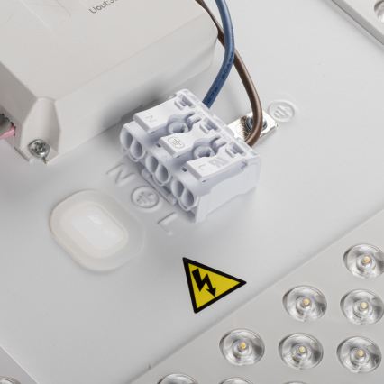 Dimbare LED-plafondlamp LIXAN LED/65W/230V 3000-6500K Ø 48,6 cm wit/zilver + afstandsbediening